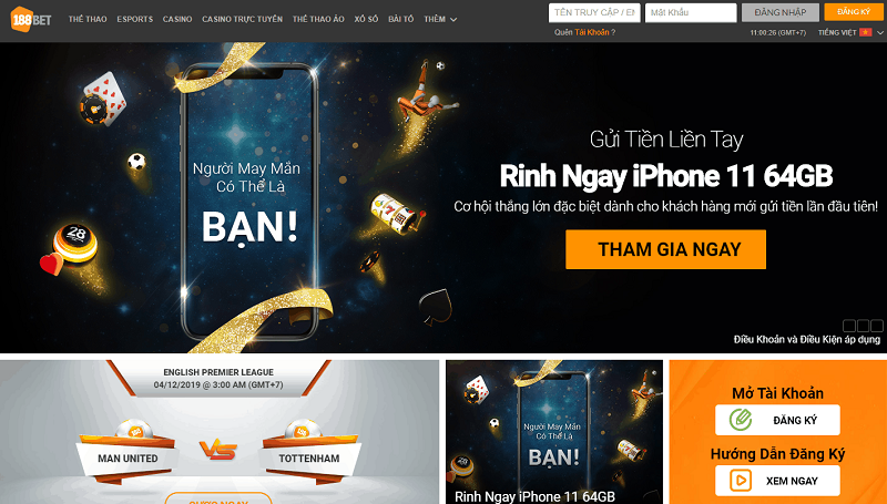 Nhà cái 188Bet - Sân chơi uy tín đến từ Anh Quốc