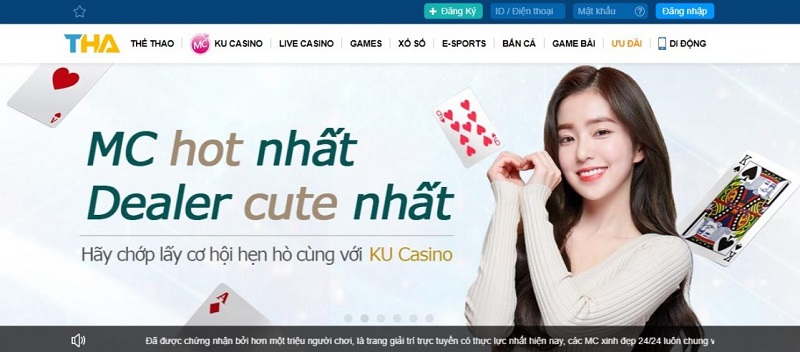 THABET - Nhà cái trực tuyến có MC là người thật THABET - Nhà cái trực tuyến có MC là người thật