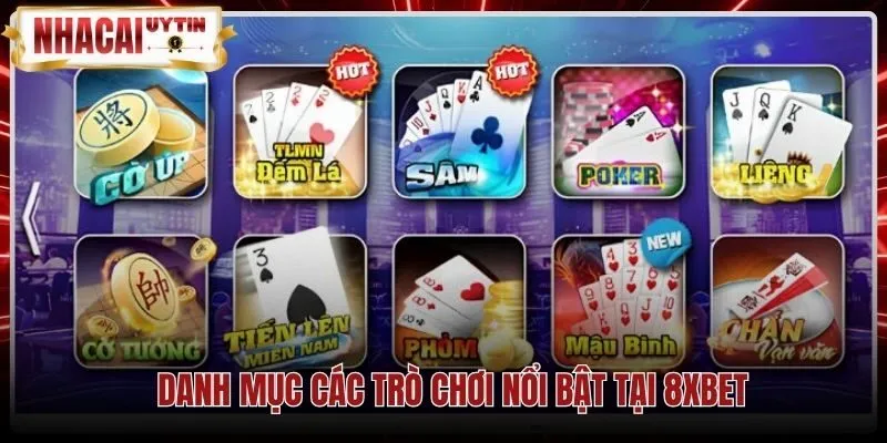 danh-muc-cac-tro-choi-noi-bat-tai-8xbet Kho game thể thao và sòng bài trực tuyến tại 8Xbet